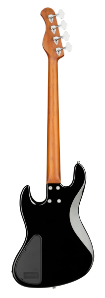 Sadowsky MetroExpress 21-Fret Vintage M/J Bass, Roasted Maple Fingerboard, 4-String - Solid Black High Polish